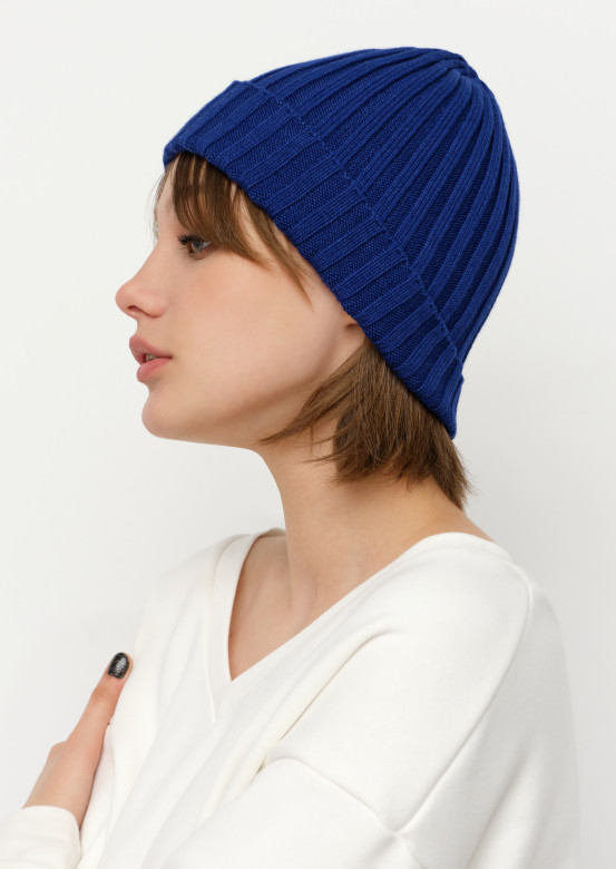 Electric colour knitted hat