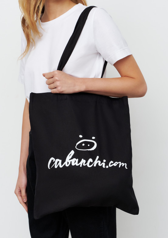 Black eco-bag "Cabanchi.com"