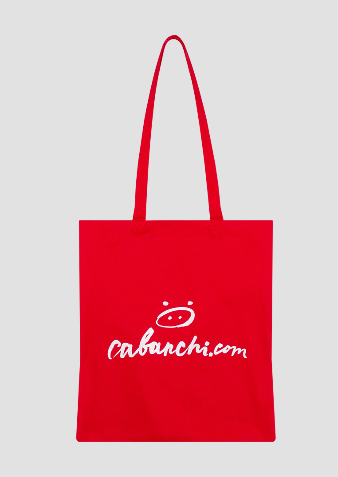 Red bag with "Cabanchi.com" print