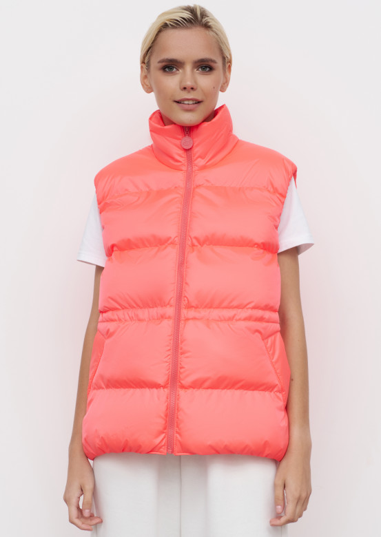 Women neon flame colour vest