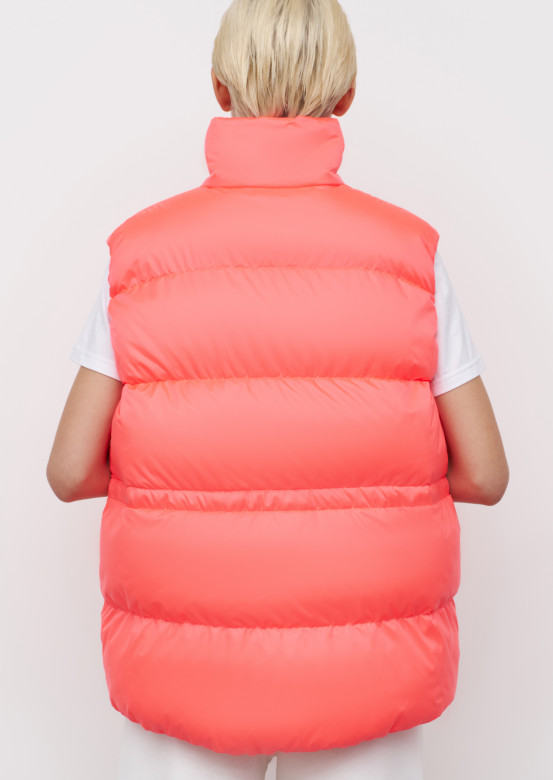 Women neon flame colour vest