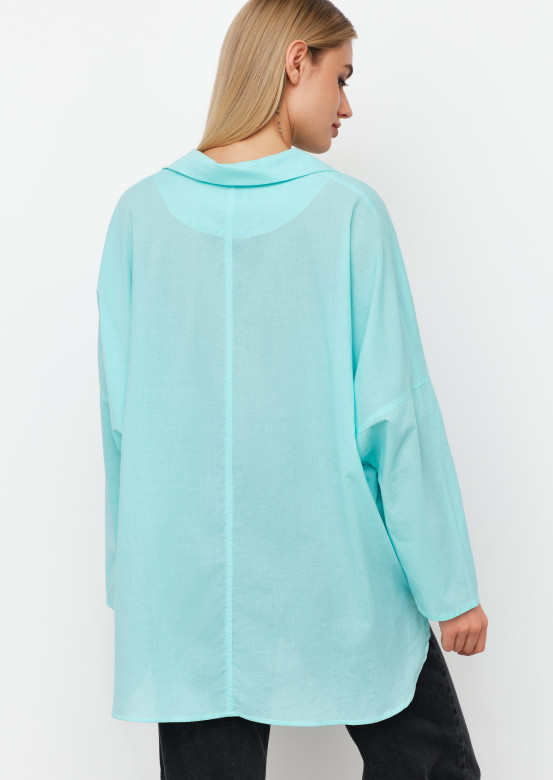Tiffany colour batiste one size shirt