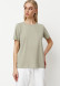 Grey melange blank T-shirt