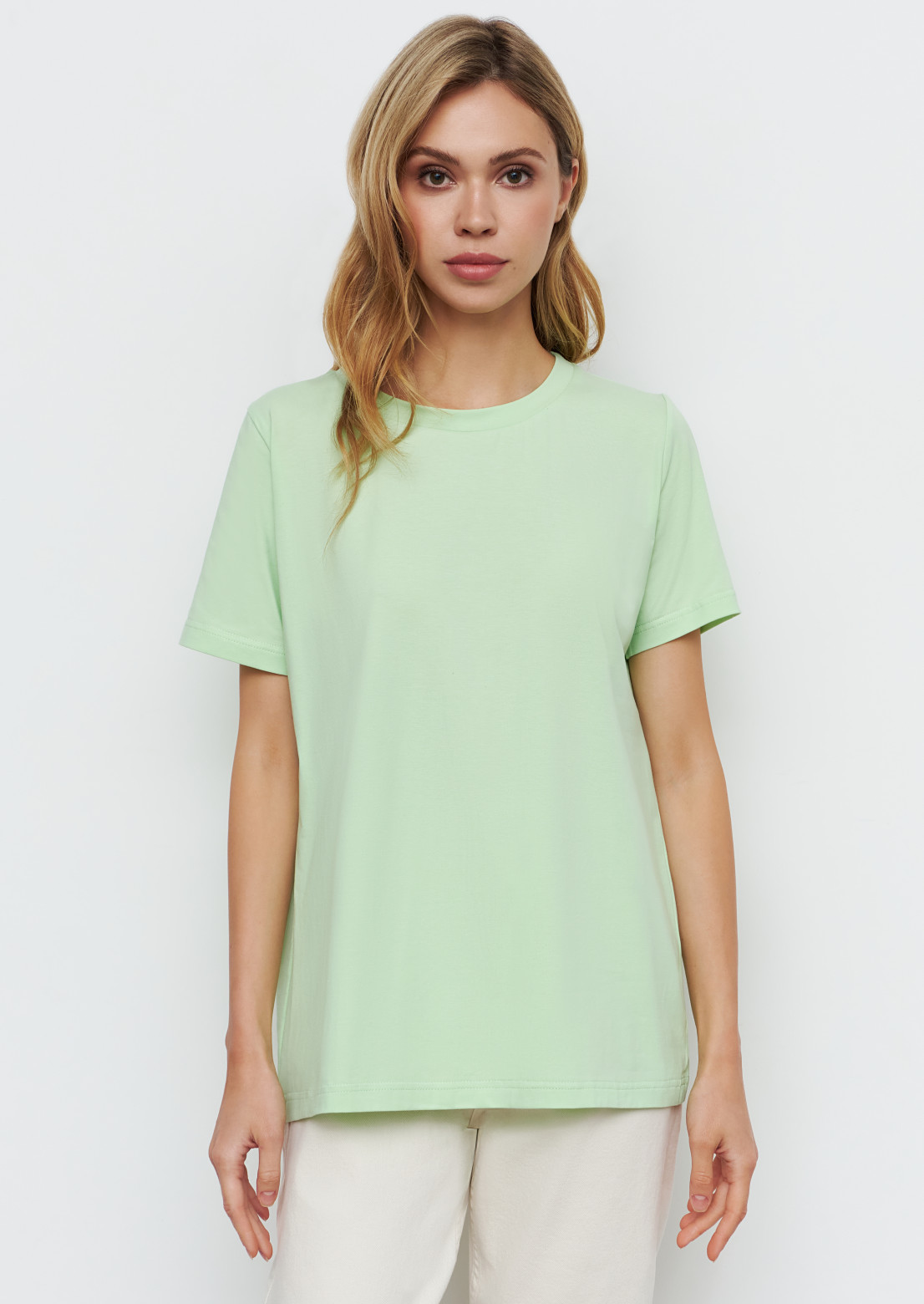 Light green blank T-shirt