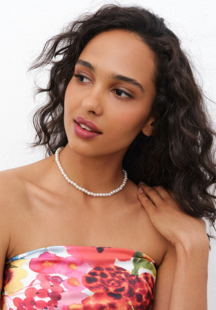 Кольє перлини малі