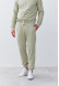 Штани чоловічі basic тринитка зі шнурком сірий меланж