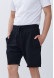 Grey melange colour men three-thread shorts