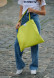 Yellow cloak cloth bag