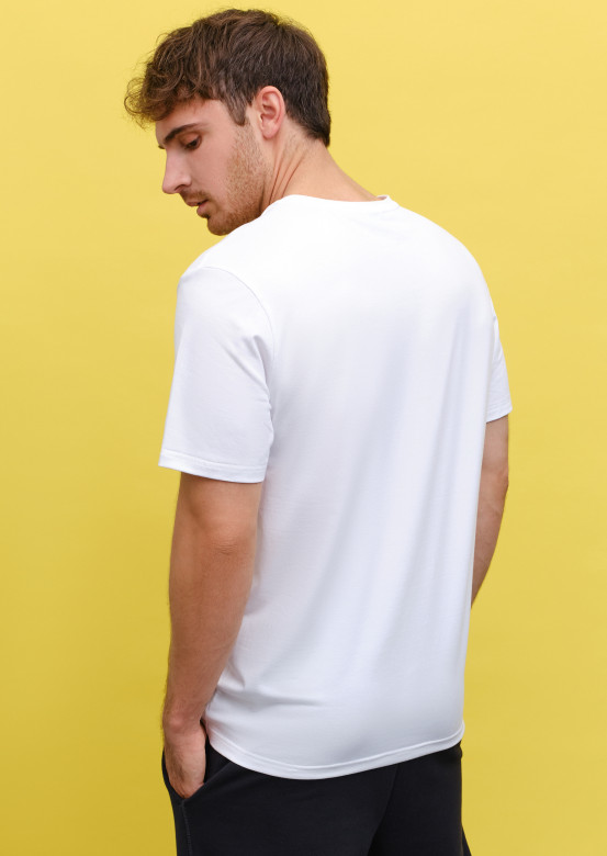 Men white T-shirt "Сміливість"