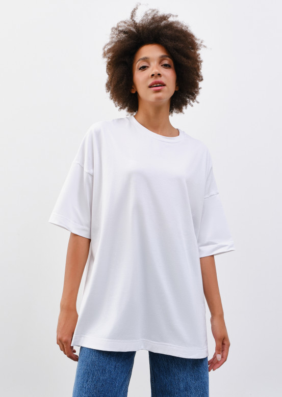 T-shirt mega oversize white