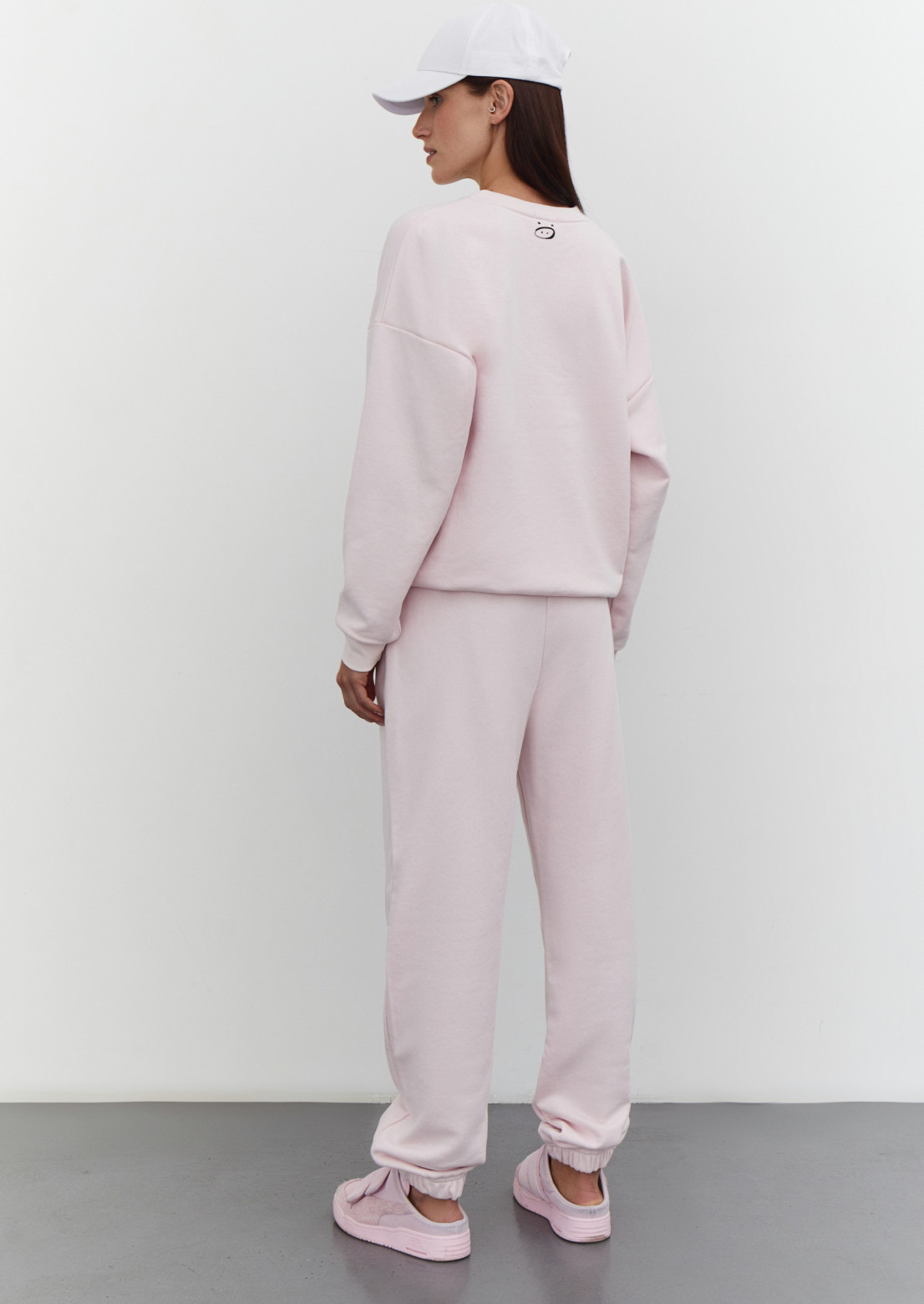 Ballerina color three-thread suit with sweatshirt and joggers