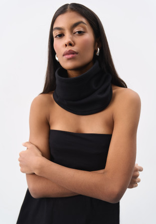 Баф тринитка утеплена чорний