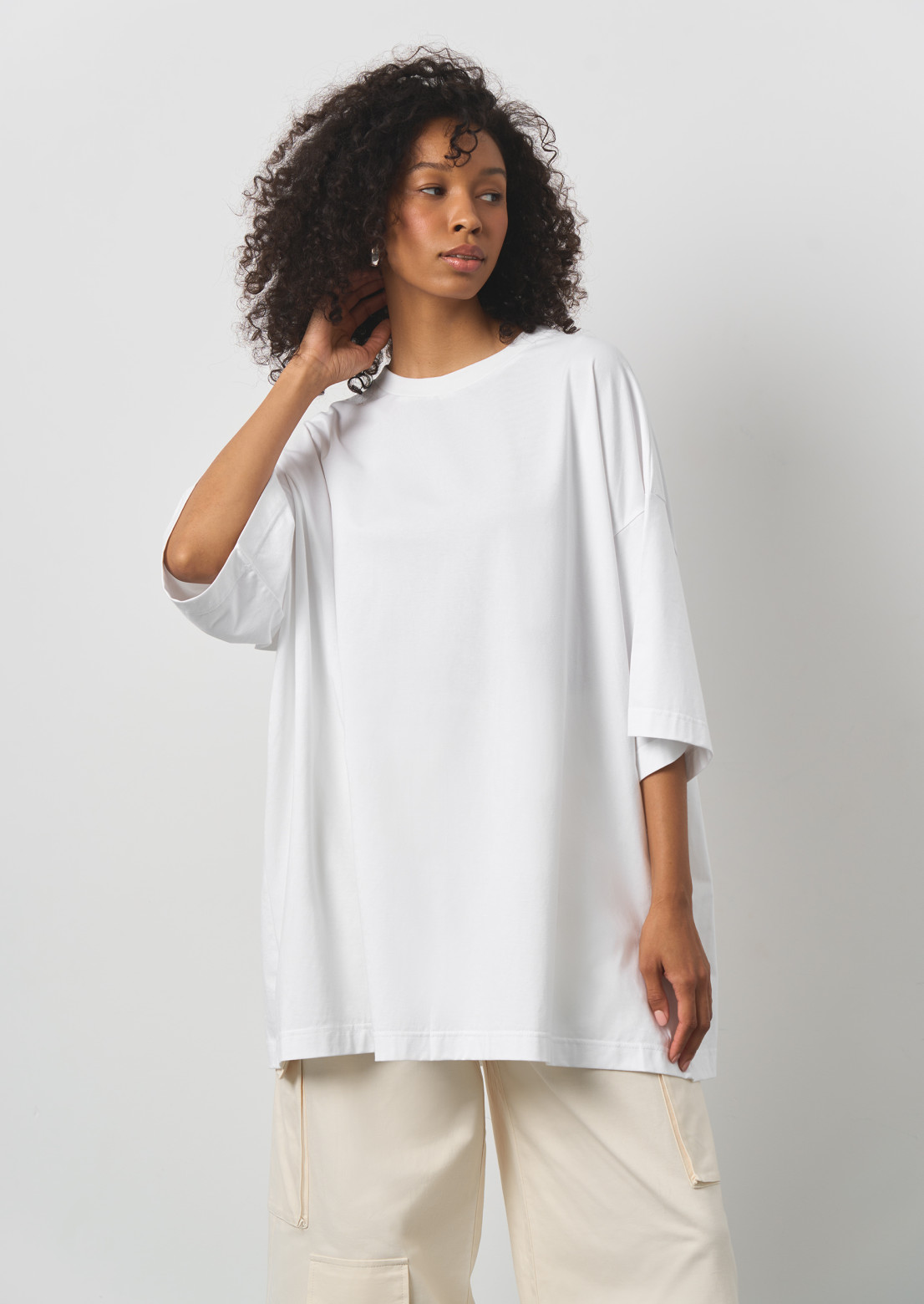 Basic oversize T-shirt for women