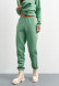 White sand color women basic three-thread insulated trousers