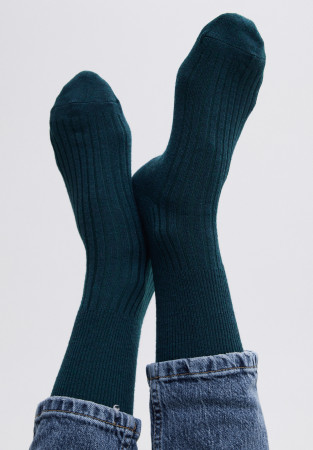 Шкарпетки вовняні морська хвиля