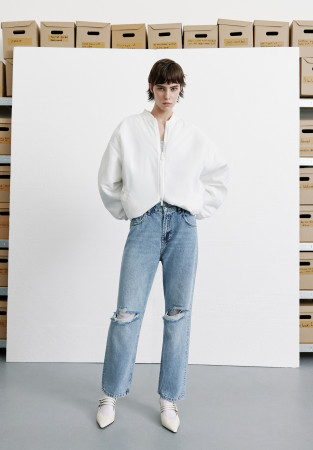 Джинси рвані блакитні