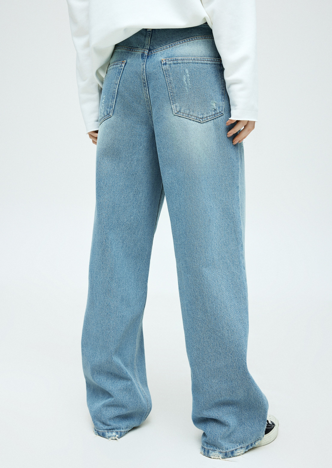 Джинси baggy блакитні