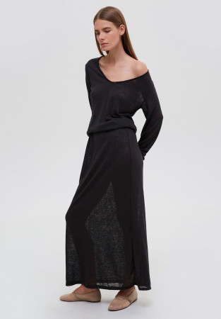 Костюм із віскози "flamli" чорний