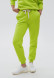 Natural color women basic three-thread insulated trousers with a lace