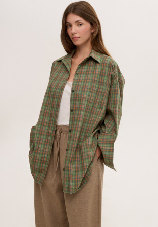 Сорочка unisex картата зелена Сорочка unisex картата зелена