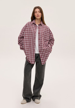 Сорочка unisex картата червона new Сорочка unisex картата червона new