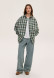 Red unisex checkered shirt new