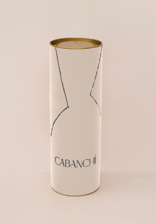 Картонный тубус 9,8 x 30 бежевый