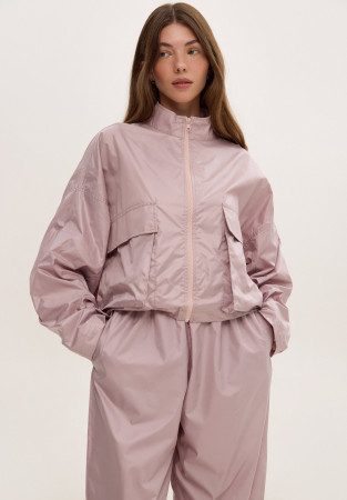 Powder color bomber-jacket Powder color bomber-jacket