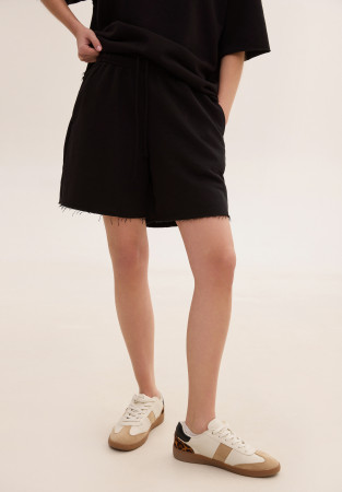 Шорты трёхнитка женские чёрные