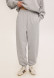 Джогери тринитка утеплена oversize unisex чорні