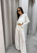 Milky trousers made of viscose "flamli"