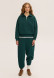Джоггеры трёхнитка утепленная oversize unisex серый меланж