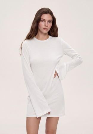 Туніка із джерсі біла