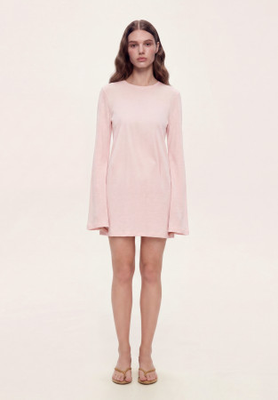 Pink jersey tunic