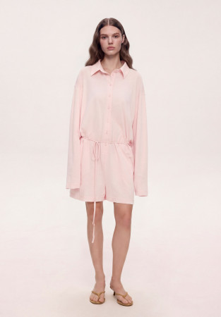 Комбінезон із джерсі рожевий