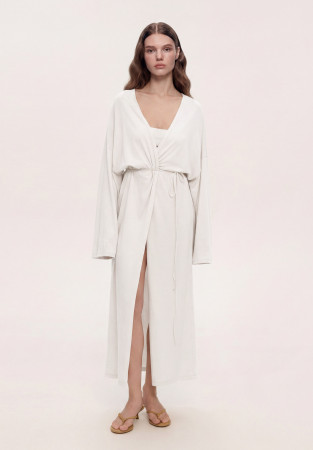 Кімоно із джерсі біле