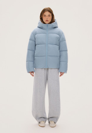 Grey-blue puffer