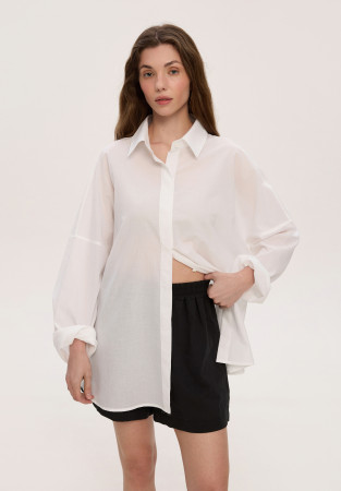 Сорочка з батисту біла 