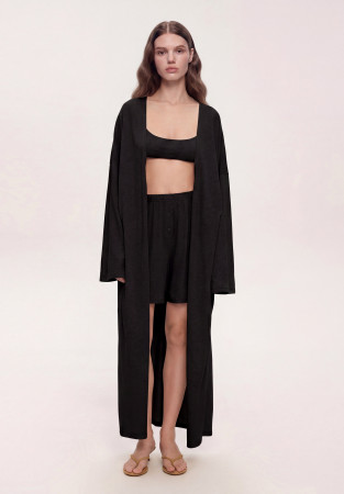 Шорти із джерсі чорні