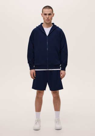 Шорти трикотажні чоловічі темно-сині