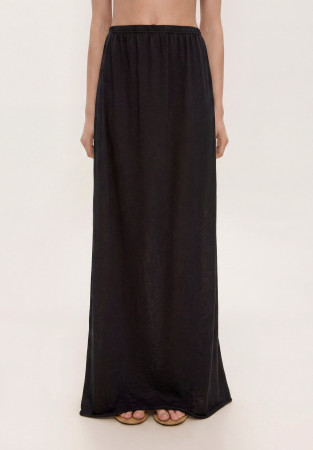 Юбка из джерси чёрная