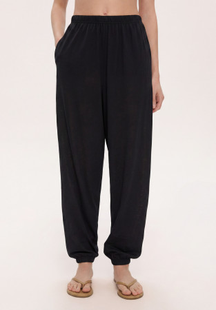 Джоггеры из джерси чёрные