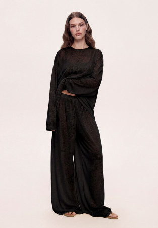 Black trousers made of viscose "flamli"