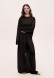 Milky trousers made of viscose "flamli"