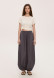 Black batiste aladdin pants