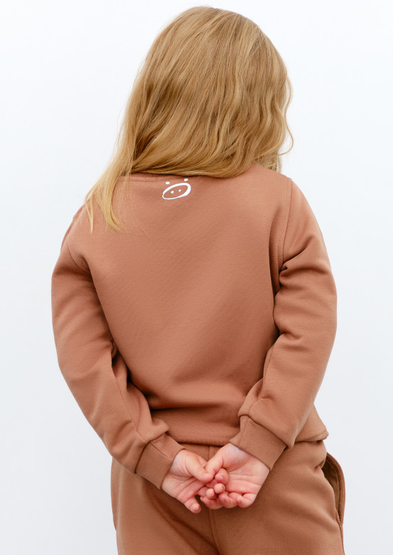 Children's three-mesh sweatshirt  bear 
