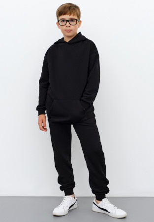 Худи детский трёхнитка чёрный