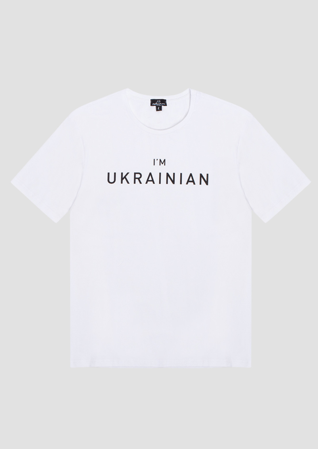 Футболка чоловіча "I`m Ukrainian" біла