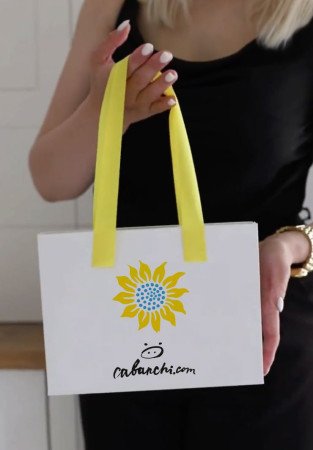 Патриотическая подарочная коробка Сabanchicom 32*25*5,5 см