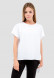 Beige melange T-shirt with tail